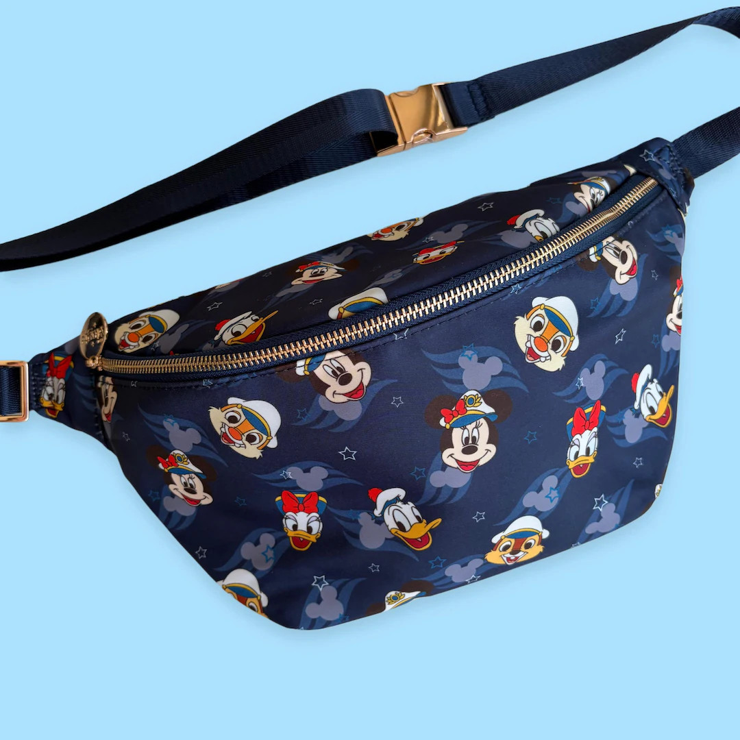 DCL Navy Cruise Mouse XL Belt Bag: Theme Park Crossbody | Etsy (US)