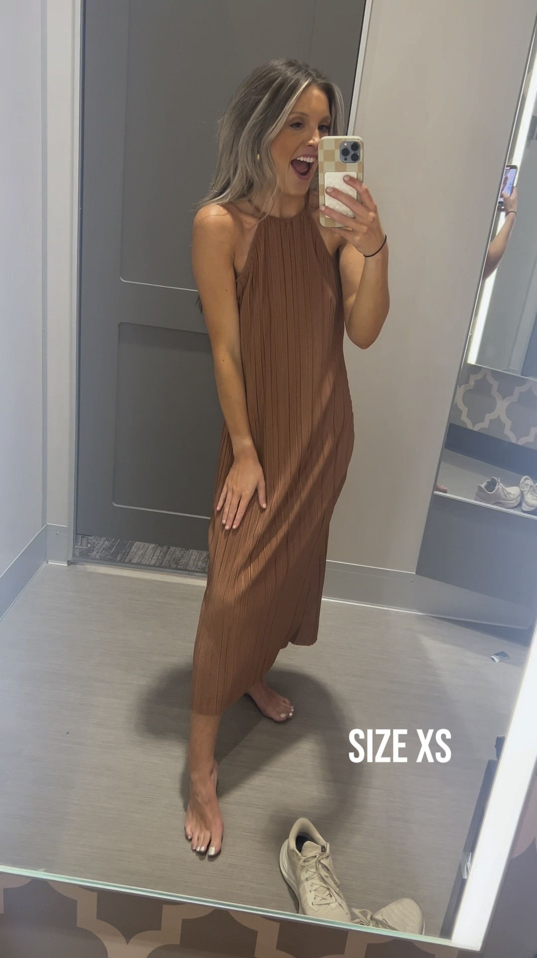 Target halter dress size xs fits TTS. So
comfy! 
Target finds, target fashion 

#LTKU #LTKfindsunder50 #LTKstyletip