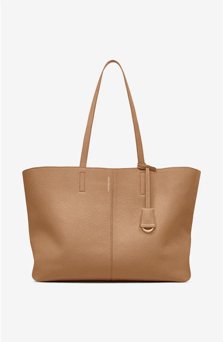 MAISON de SABRÉ Large Leather Snap Soft Tote | Nordstrom | Nordstrom