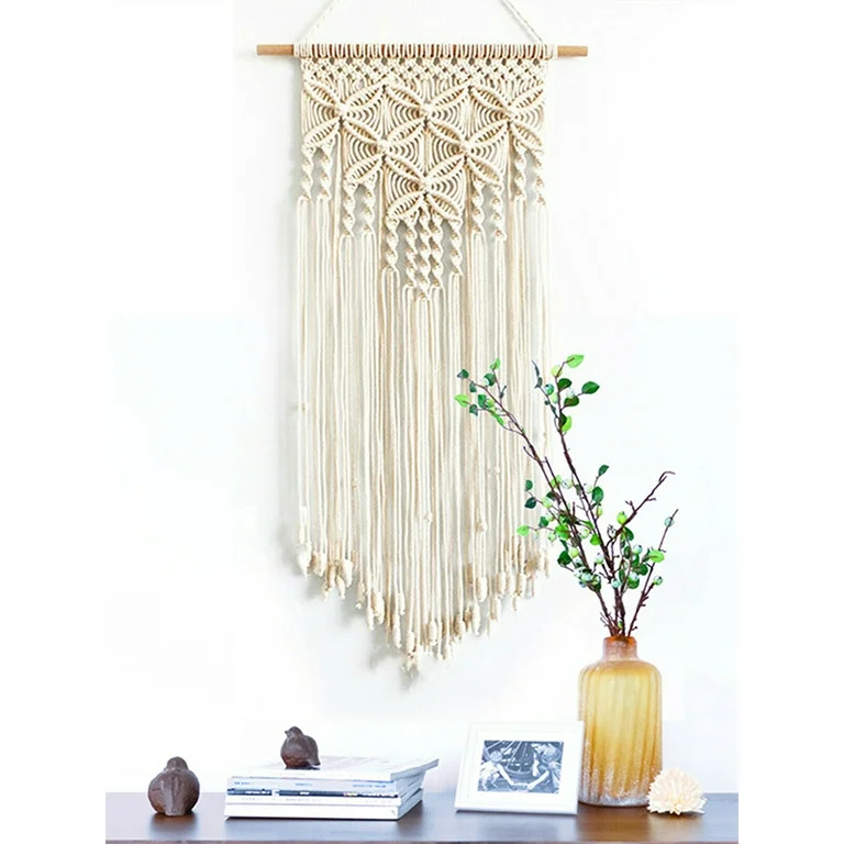 Tcwhniev Wall Hanging Braided Boho Macrame Woven Handmade Art Tapestry Home Room Decor | Walmart (US)