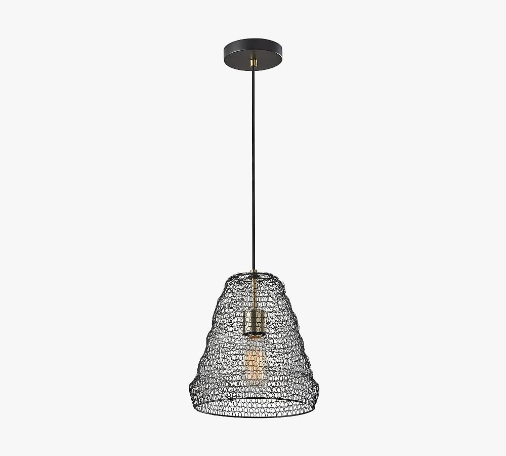 Elenora Recycled Metal Pendant | Pottery Barn (US)