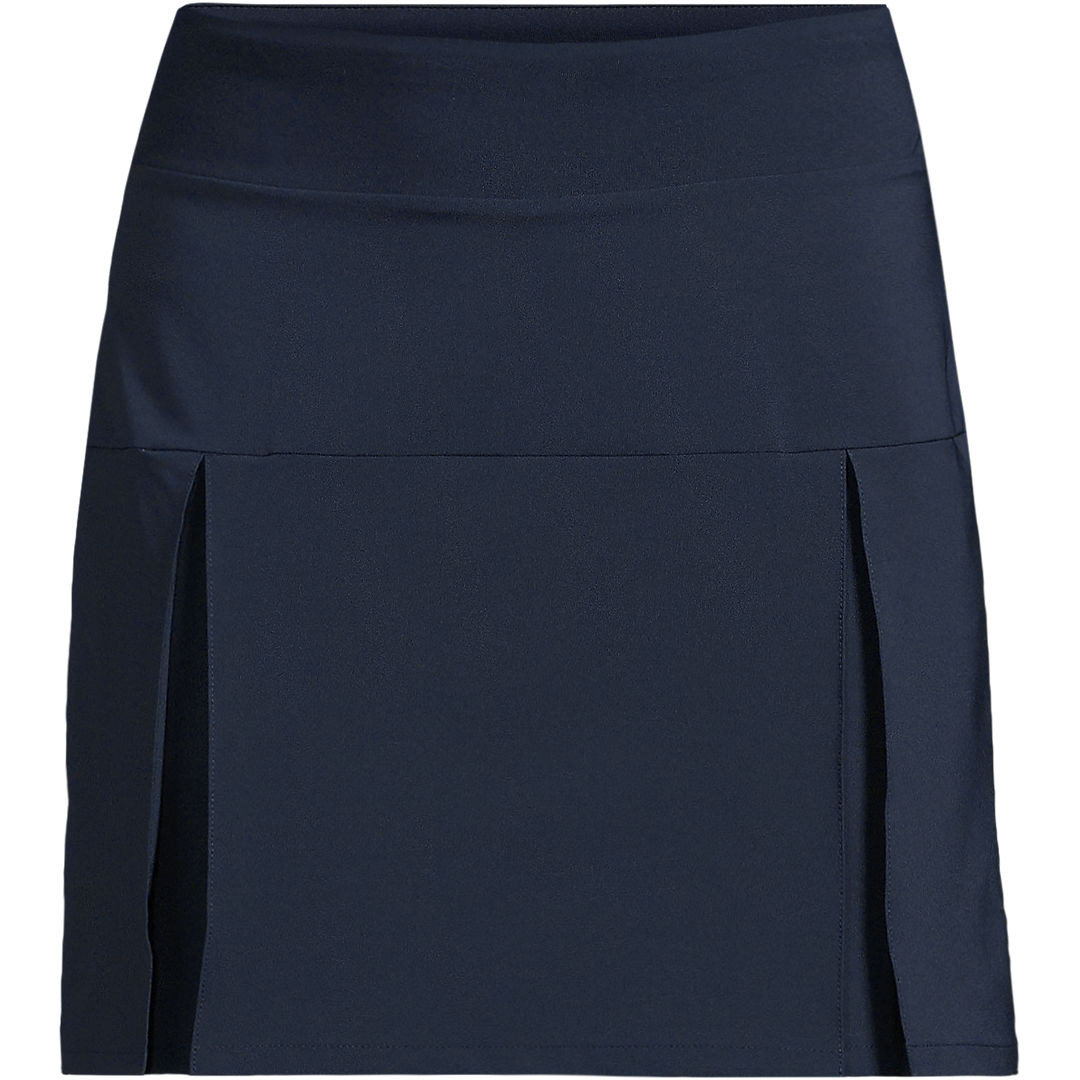 Women's Performance Pleated Skort Above the Knee | Lands' End (US)