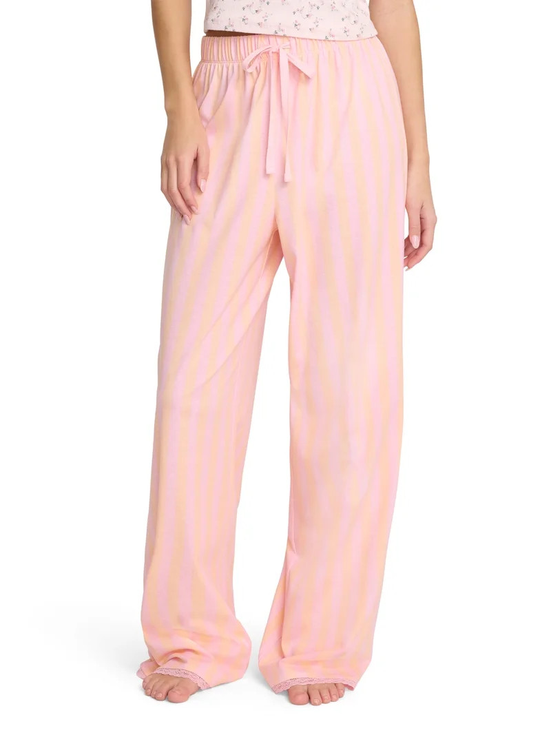 Mills by Millie Bobby Brown Women's Printed Sleep Pant w/ Lace Trim, Sizes XS-XXXL | Walmart (US)