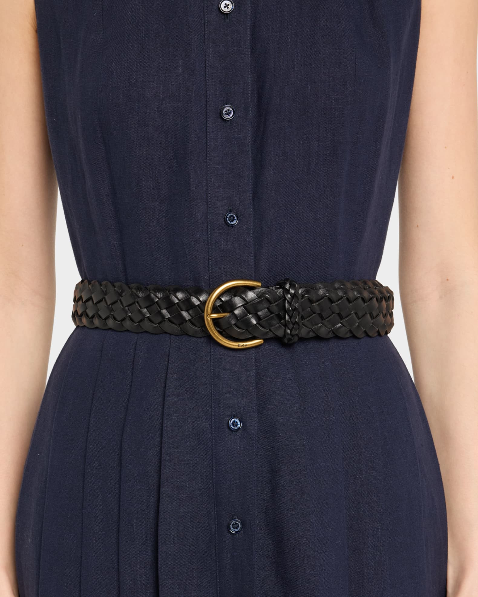 Braided Leather Belt | Neiman Marcus