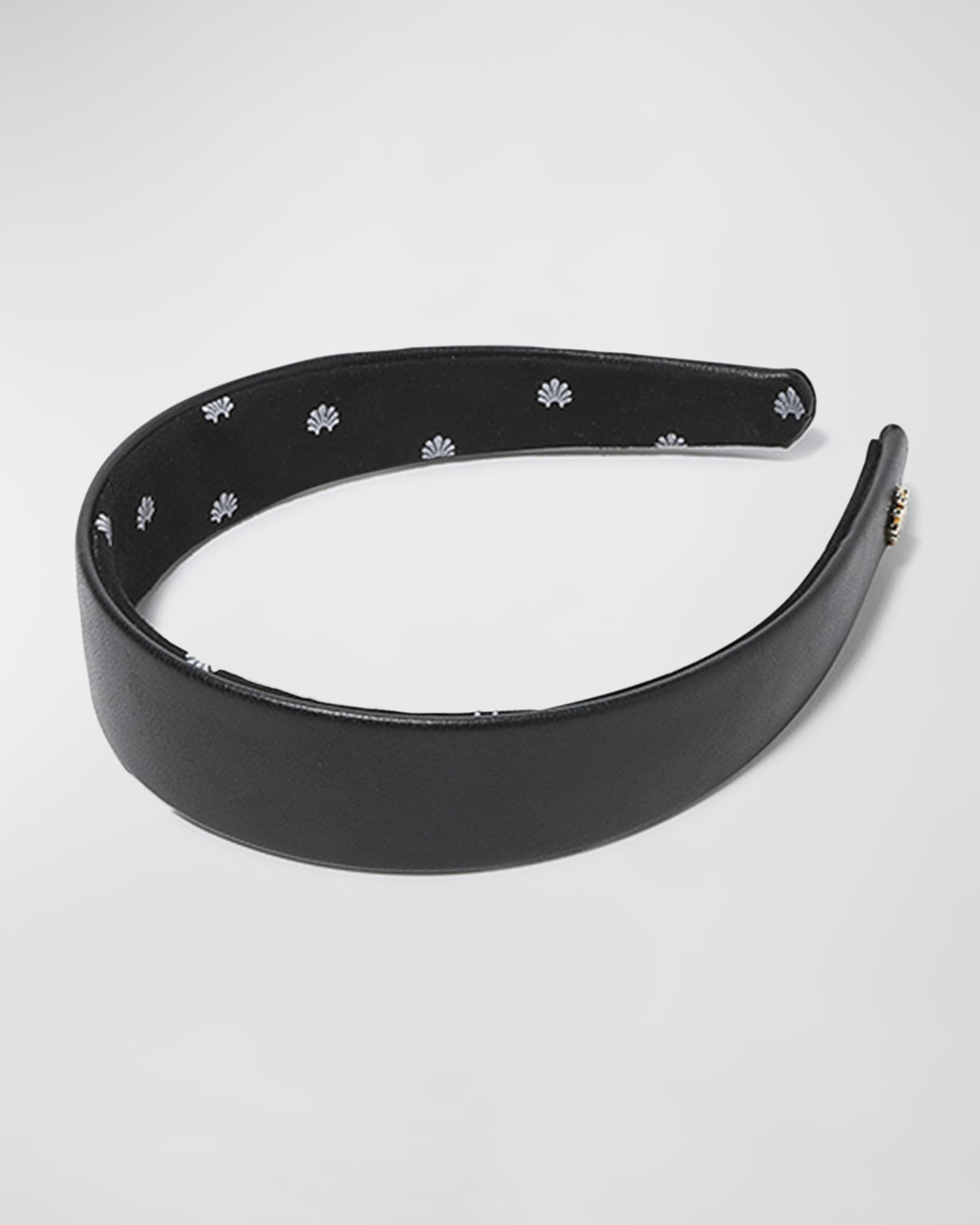 Bessette Faux Leather Headband | Neiman Marcus