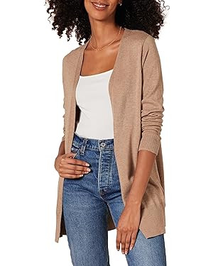 Amazon Essentials Women's Lightweight Open-Front Cardigan Sweater (Available in Plus Size) | Amazon (US)