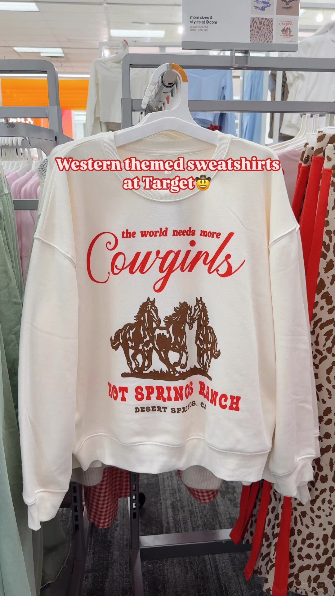 Western themed sweatshirts at Target 🤠

#LTKStyleTip #LTKFindsUnder100 #LTKFindsUnder50