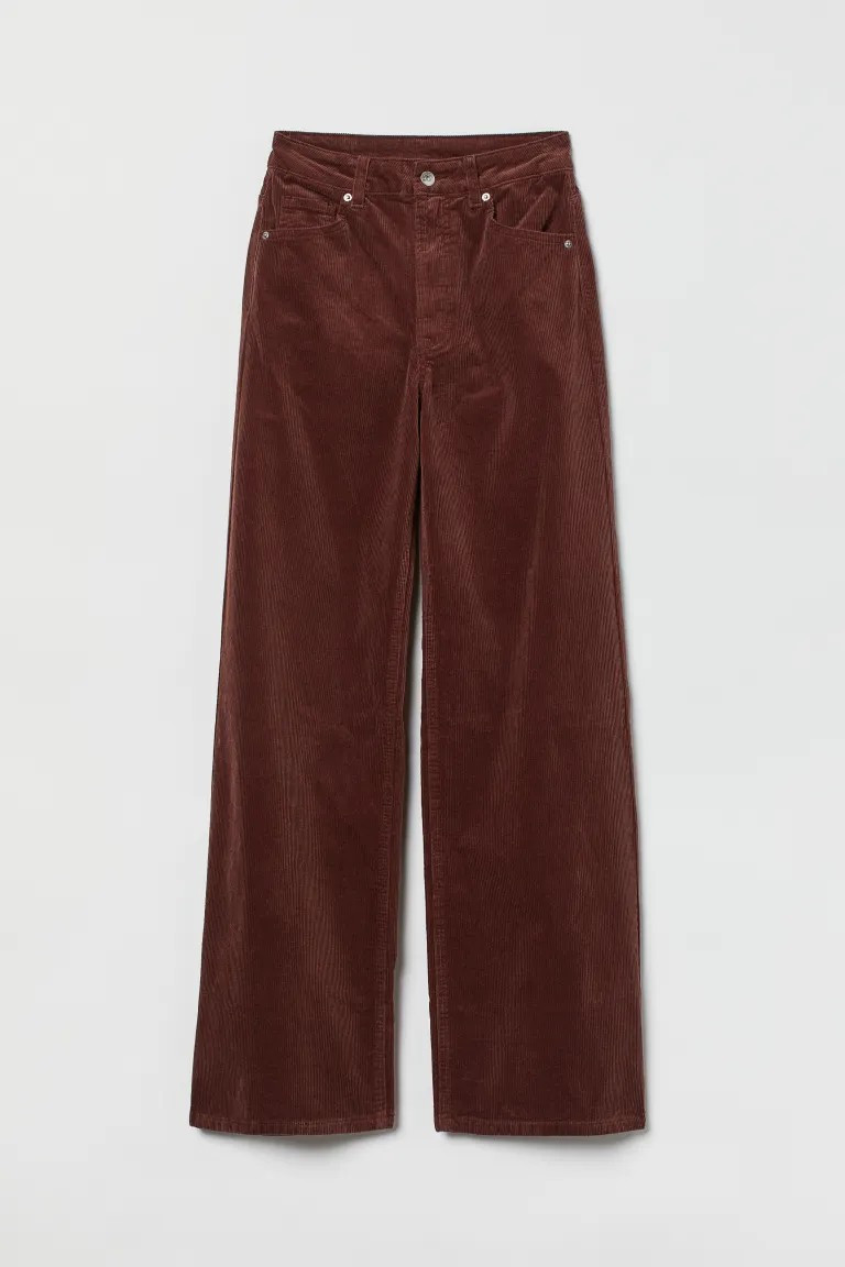 Corduroy trousers | H&M (UK, MY, IN, SG, PH, TW, HK)