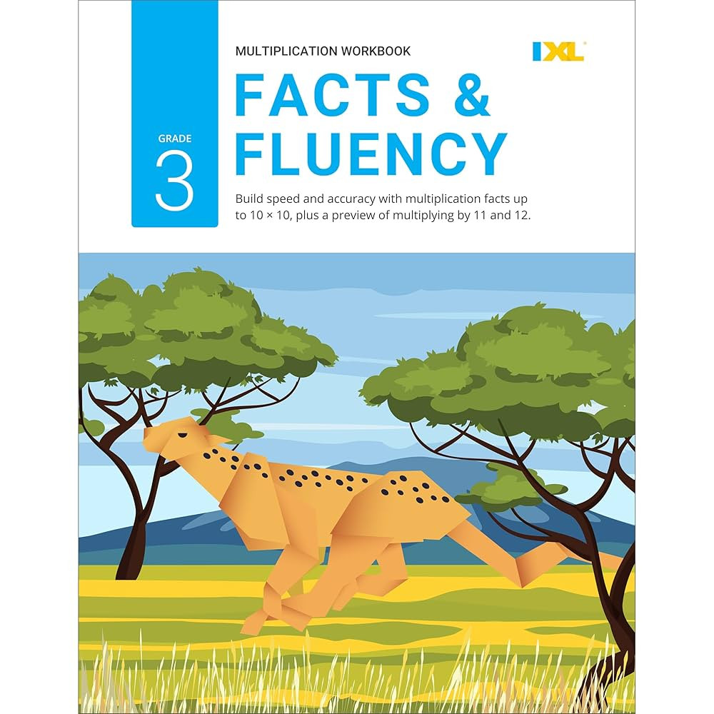 IXL Multiplication Facts & Fluency 3rd Grade Math Workbook, Mathematics Book for Kids Ages 8-9 Co... | Amazon (US)