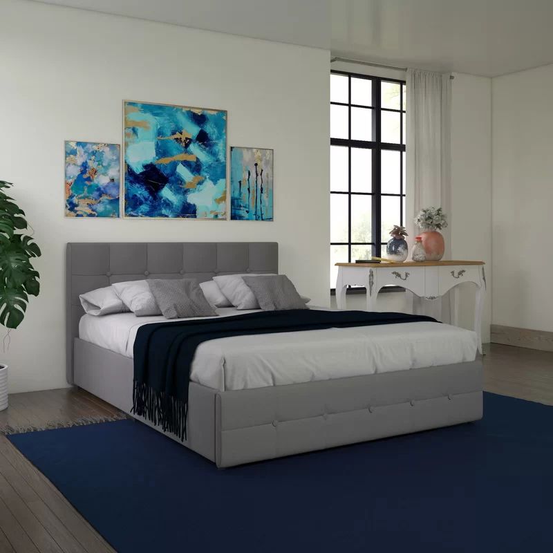 Houchins Upholstered Storage Platform Bed | Wayfair Professional