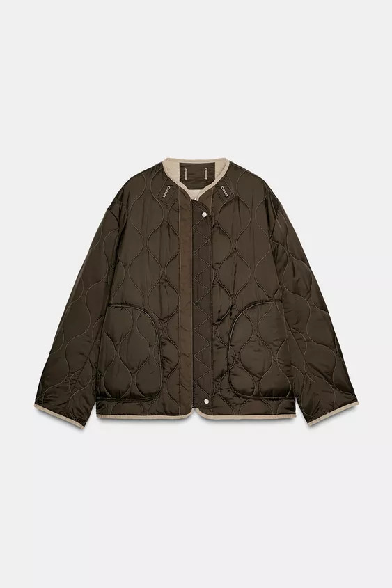 ZW COLLECTION REVERSIBLE QUILTED JACKET | Zara UK