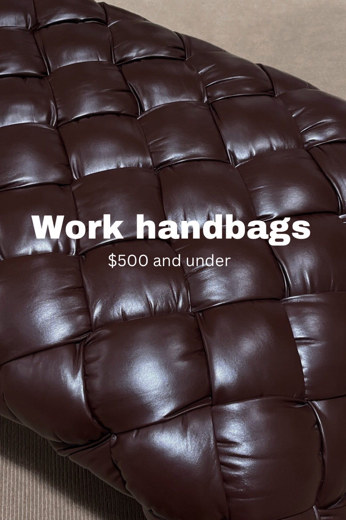 My top picks for workwear handbags under or around $500 

#LTKFashionMonth #LTKbag #LTKworkwear
