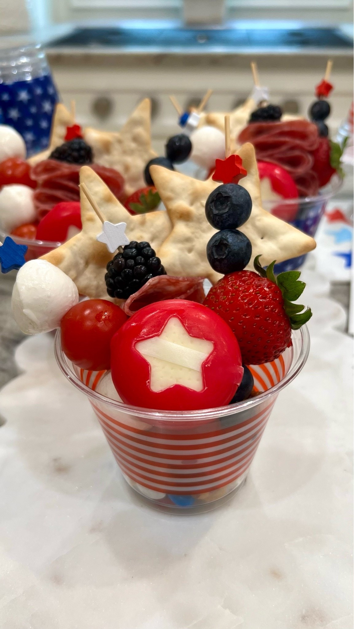 Fourth of July Charcuterie Cups

#LTKfoodie #LTKSeasonal