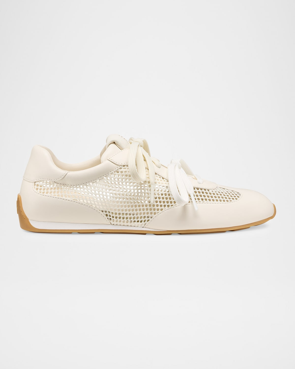 Bond Mesh and Leather Low-Top Sneakers | Neiman Marcus