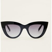 Stradivarius Large Cat Eye Sunglasses Black M | Stradivarius (UK)