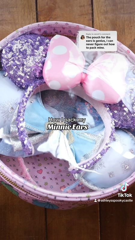 How I pack my Minnie Ears for Disney trips 

#LTKTravel