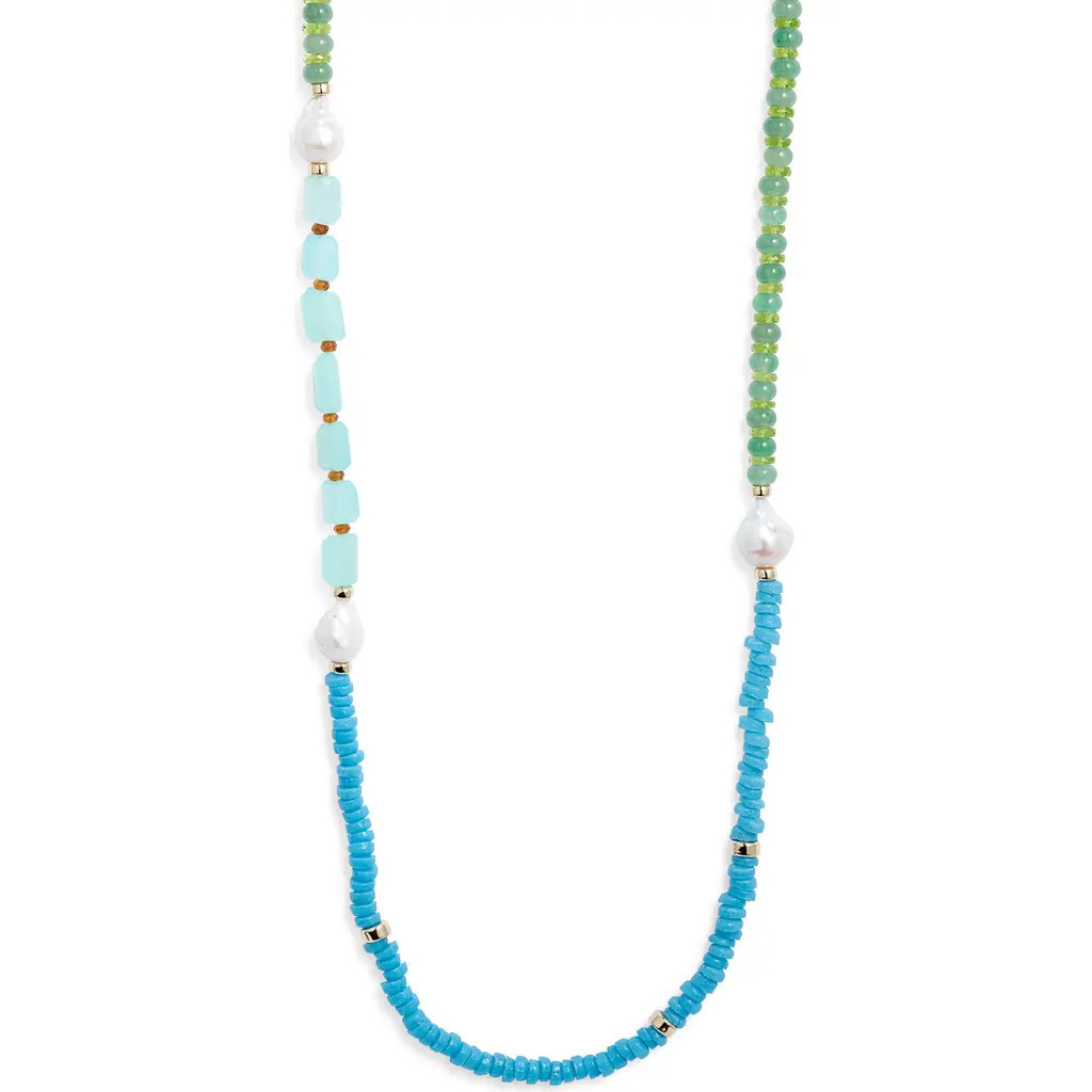 Lizzie Fortunato Cabana Beaded Necklace in Multicolored at Nordstrom | Nordstrom