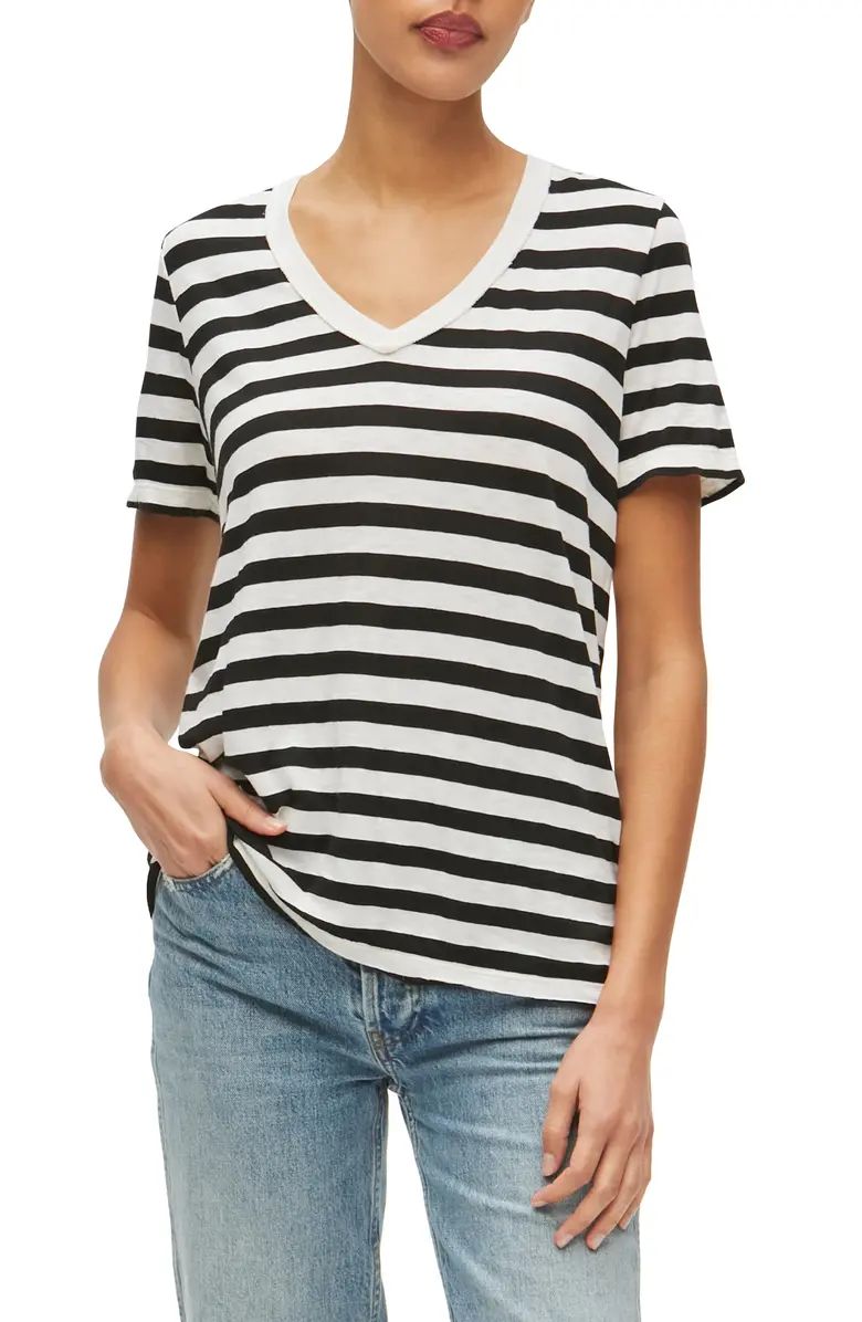 Michael Stars Max Stripe Supima Cotton Blend T-Shirt | Nordstrom | Nordstrom