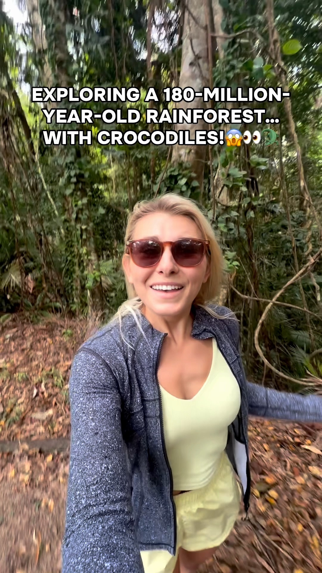 I thought the crocodiles would be the craziest part of this day… but I was wrong.👀🐊