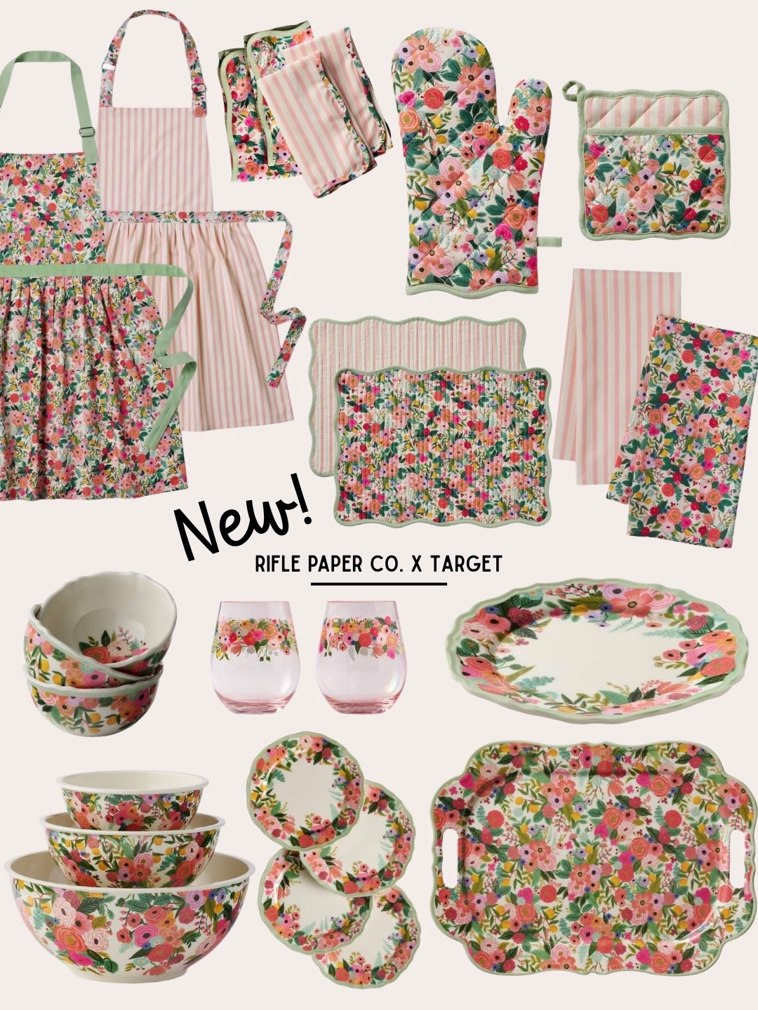 Love this new budget-friendly kitchen/dining collection of Rifle Paper Co x Target 🌸😍! The melamine and acrylic dinnerware make it perfect for spring and summer hosting as well as every day- family friendly! + save it for a Mother’s Day gift! 

#LTKmomlife #LTKHome