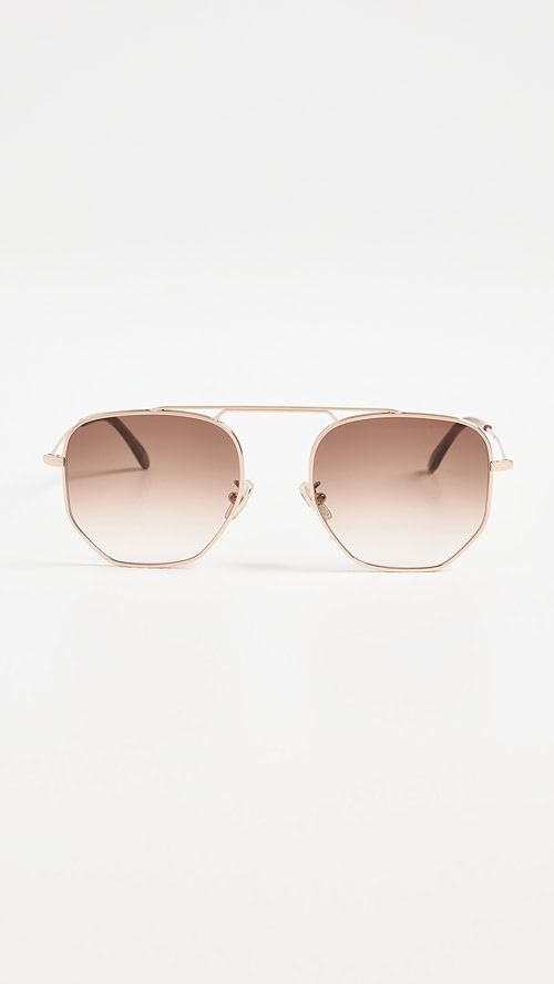 Patmos Rose Gold Sunglasses | Shopbop
