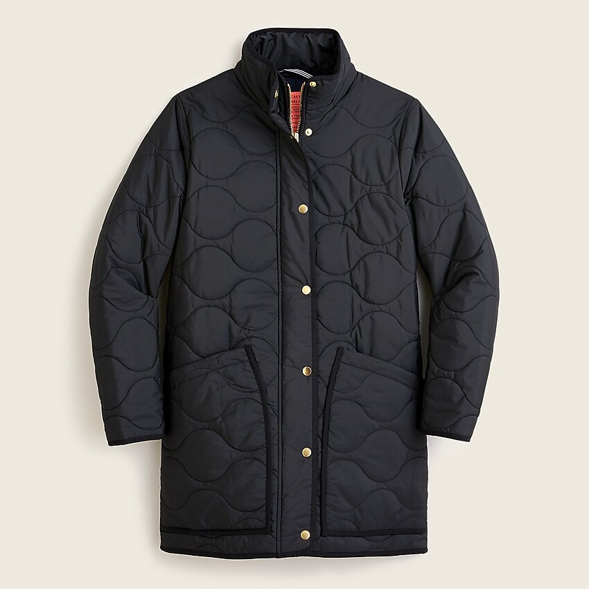 Quilted cocoon puffer with PrimaLoft® | J. Crew US