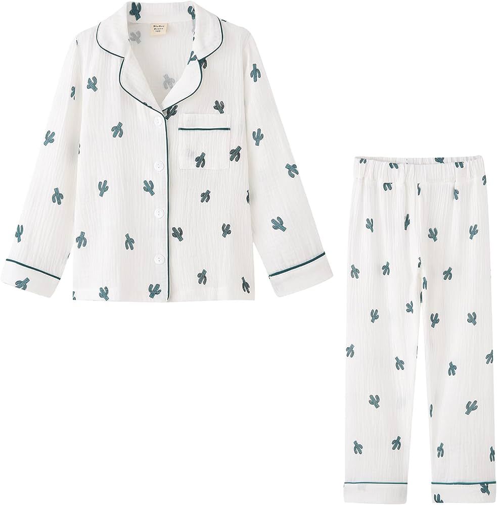Toddler Baby Girl Pajama Set, Boys Long Sleeve Sleepwear 2 Piece Pjs Set for Kid Cotton Loungewea... | Amazon (US)