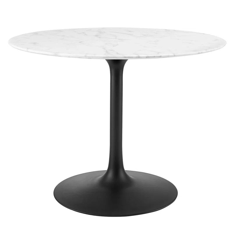 Lippa Round Artificial Marble Dining Table | Wayfair North America