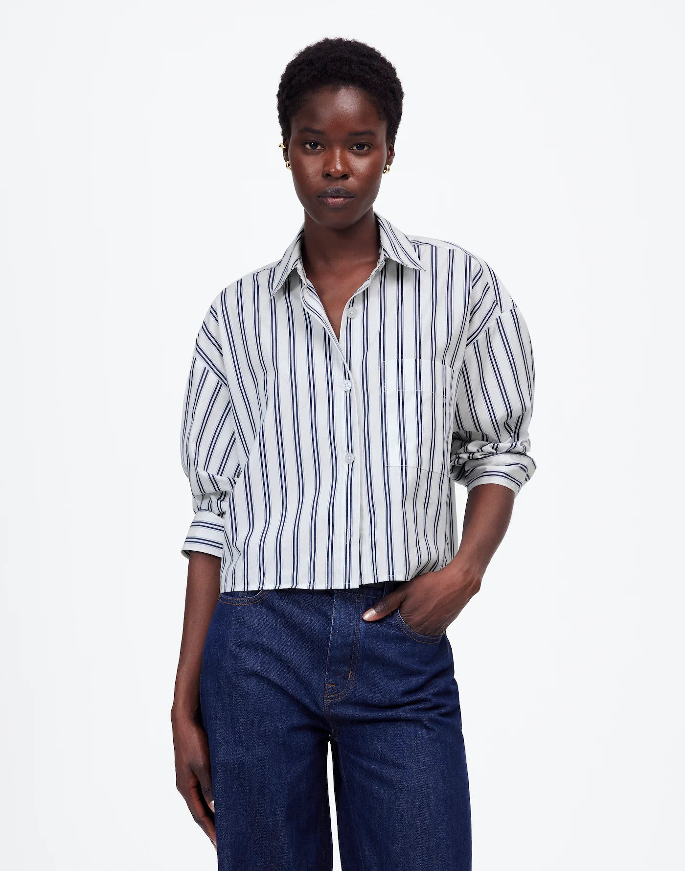 Straight-Hem Shirt | Madewell | Madewell