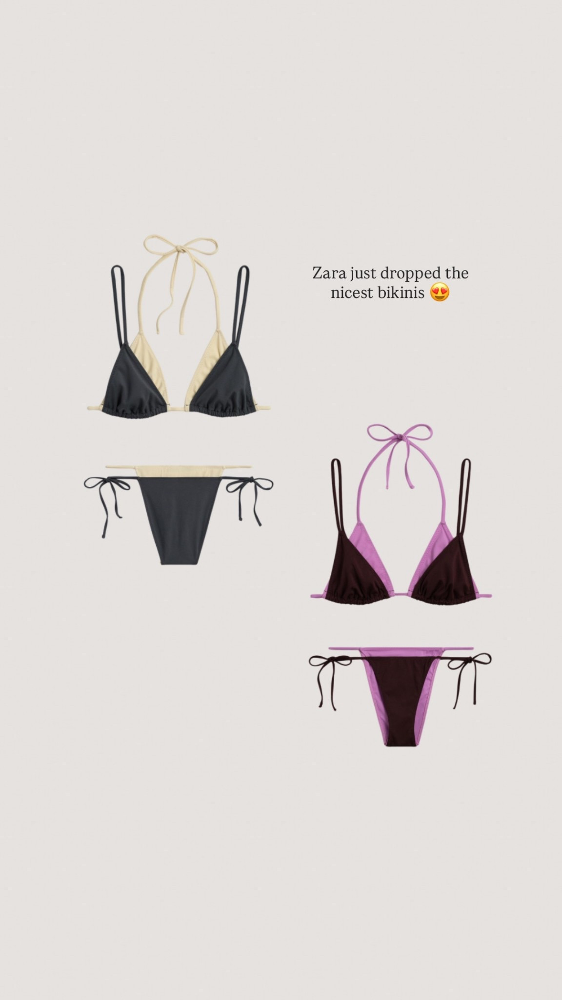New Zara bikinis! 

#LTKspring #LTKstyletip #LTKsummer
