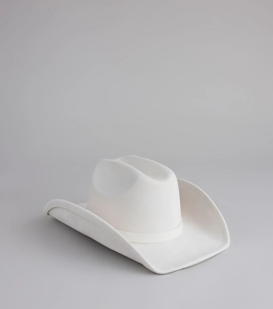 True Cutie Buckle Trim Cowboy Hat | Windsor Stores