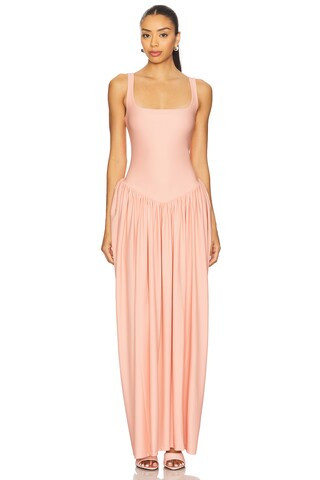 Viana Dress in Coral | Revolve Clothing (Global)