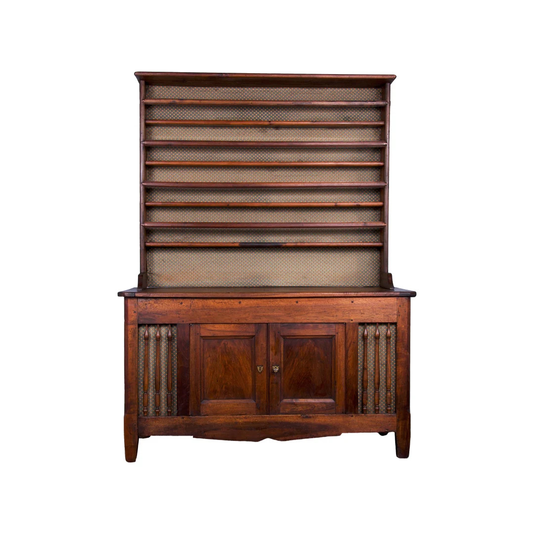 Antique Country French Provincial Walnut Vaisselier Cupboard - Etsy | Etsy (US)
