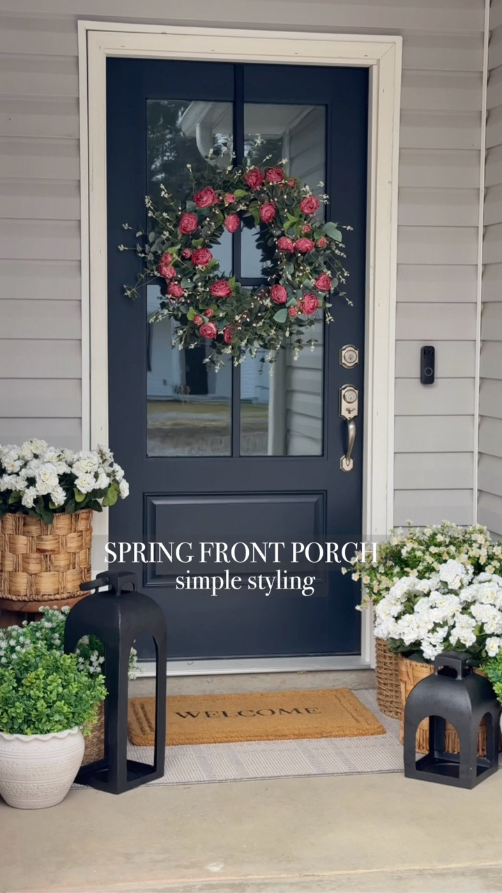 Spring front porch simple styling edition 🤍🌼

Comment SPRING for the links or check my LTK in the bio!

I am craving this light and bright feeling, hence my favorite time of the year! I cannot wait for everything to start blossoming again 😍

#springfrontdoor #springfrontporch #springporch #springdecor #homedecorideas