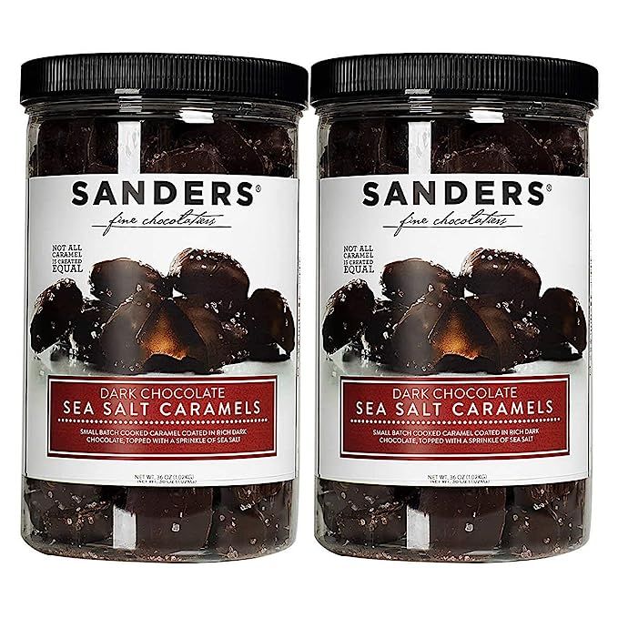 Sanders Dark Chocolate Sea Salt Caramels 36 oz.Each ,( 2-pack ) | Amazon (US)