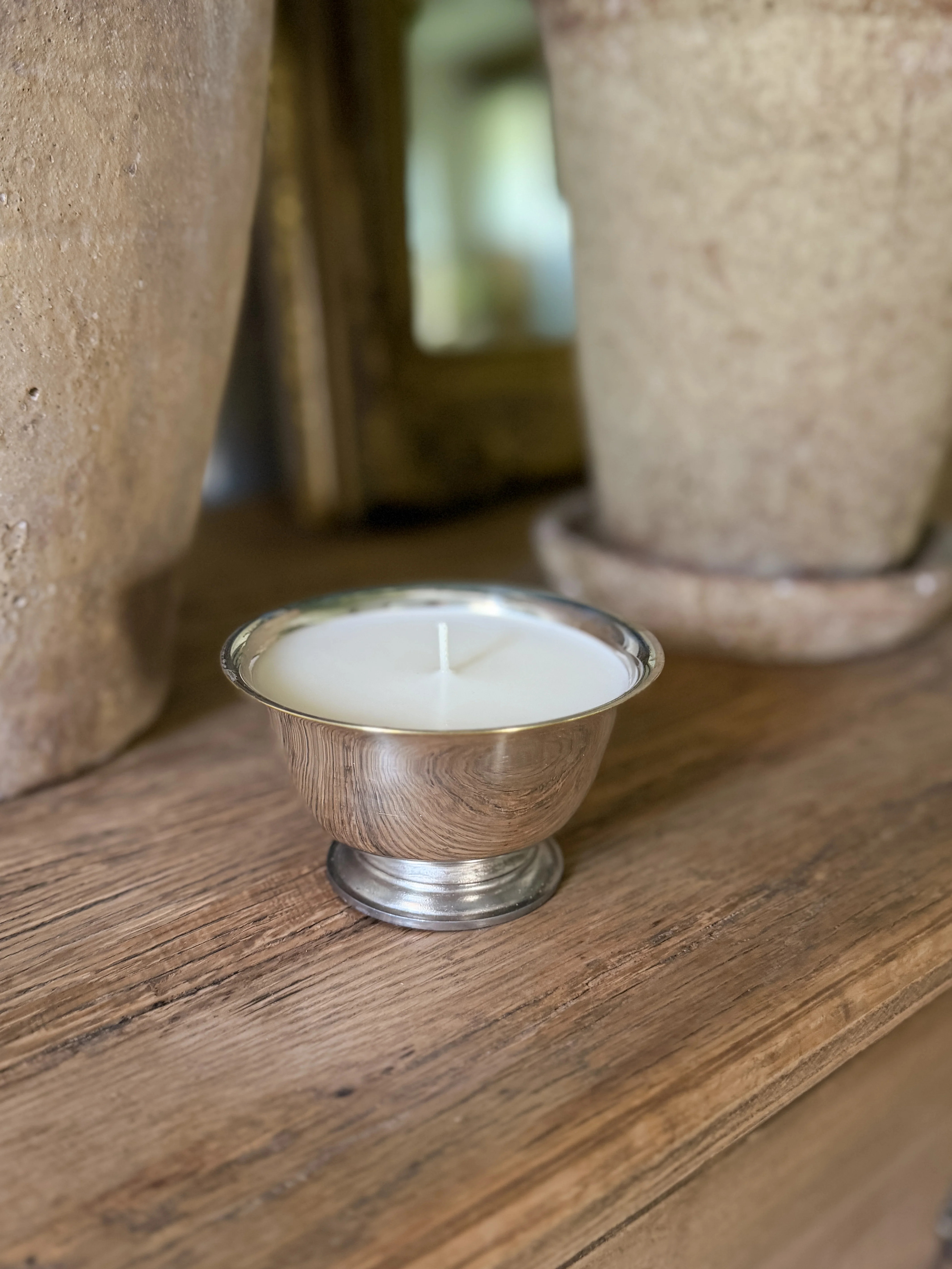Vintage Silver Revere Bowl Candles | Cottage and Key