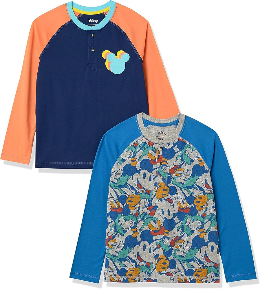 Amazon Essentials Disney | Marvel | Star Wars Boys and Toddlers' Long-Sleeve Henley T-Shirts, Pac... | Amazon (US)