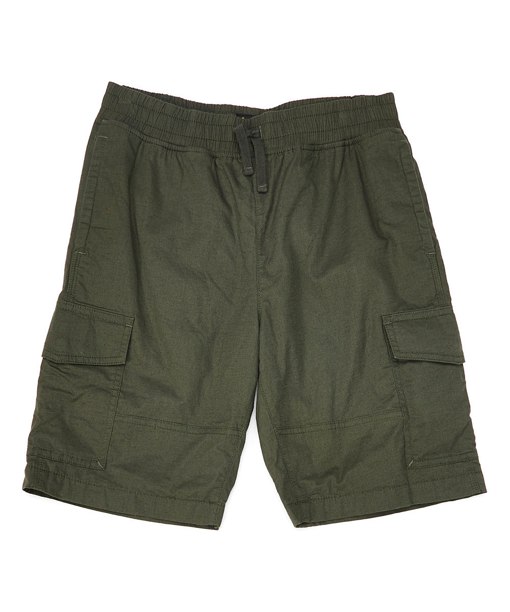 Lee Boys' Casual Shorts OLIVE - Olive Cargo Shorts - Boys | Zulily