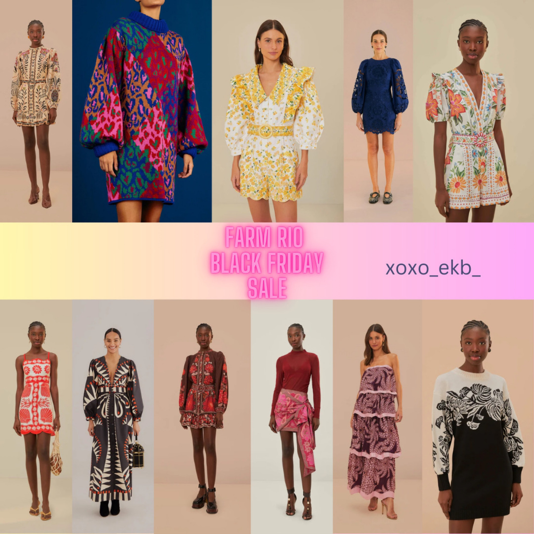 FarmRio Black Friday!!! 🖤🖤🖤 50% off site wide plus an extra 20% off at checkout! 

#LTKSaleAlert #LTKCyberWeek #LTKHoliday