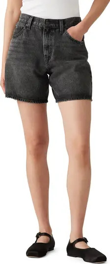 High Waist Mid Thigh Baggy Denim Shorts | Nordstrom