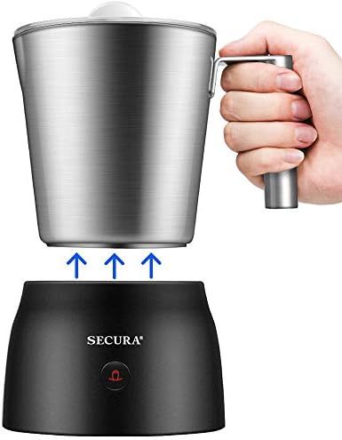 Secura Detachable Milk Frother, 17oz Electric Milk Steamer Stainless Steel, Automatic Hot/Cold Fo... | Amazon (CA)
