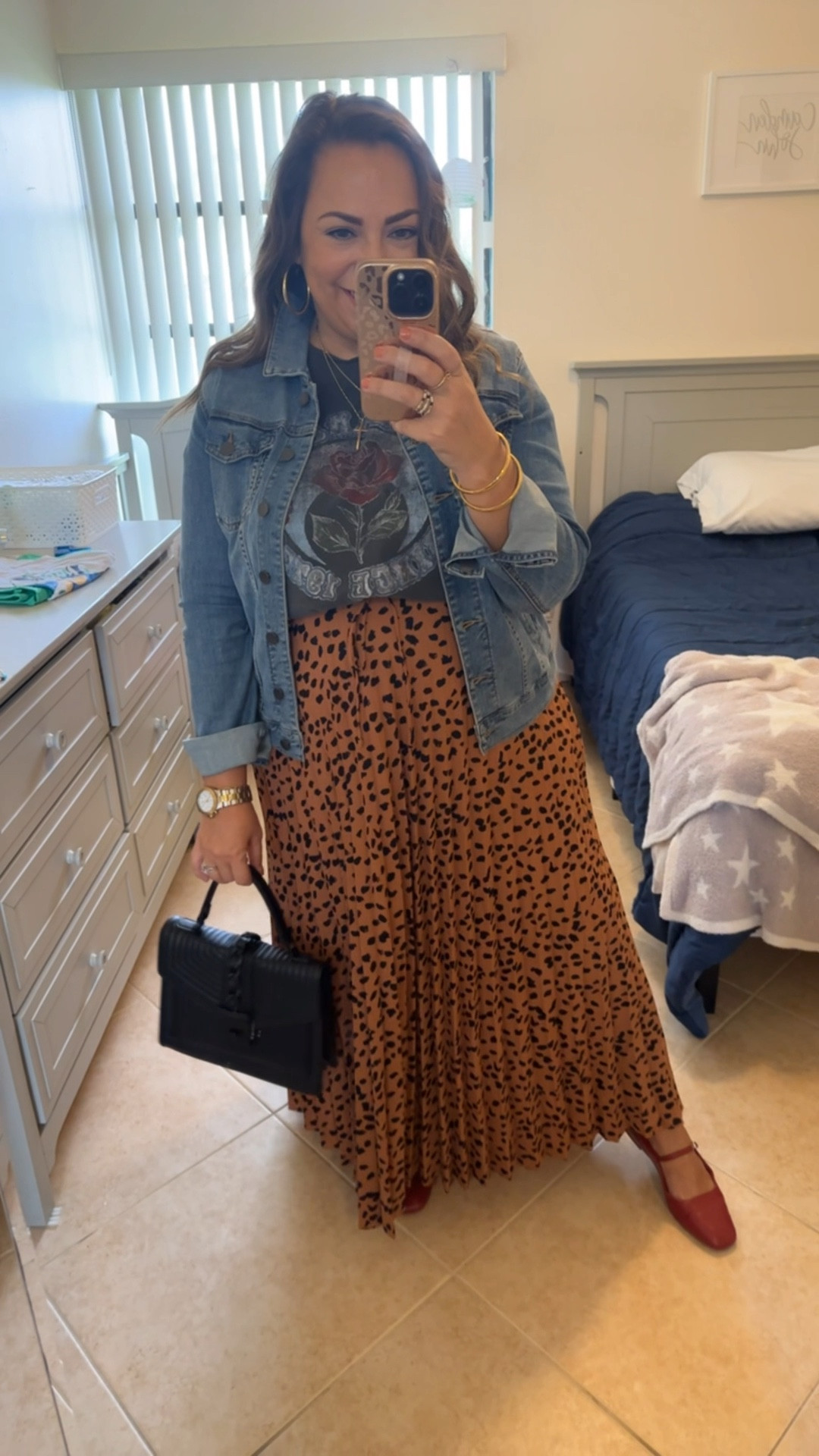 • jacket - Kut from the Kluth
• tee - Billabong (old; similar styles linked)
• skirt - Pink Blush (old; similar style linked) 
• shoes - Target
• purse - Aldo
• earrings, necklaces, bracelets & ring - Electric Picks
• ring - Kendra Scott
• watch - Invicta 

#LTKOver40 #LTKMidsize #LTKFindsUnder100