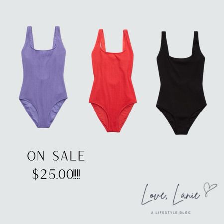 The most flattering one piece swimsuit is available in all sizes and on sale for $25! Run don’t walk! #aerie #aerieswim #onepiece #swimsuit #traveloitfot #vacayoutfot #summer #summeroutfit 

#LTKSwim #LTKSeasonal #LTKActive