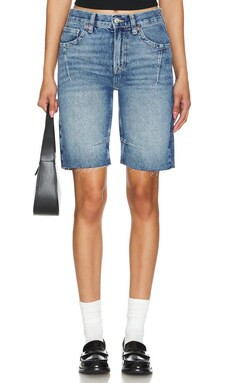 Free People Ghost Town Long Short in Bodie Blue from Revolve.com | Revolve Clothing (Global)
