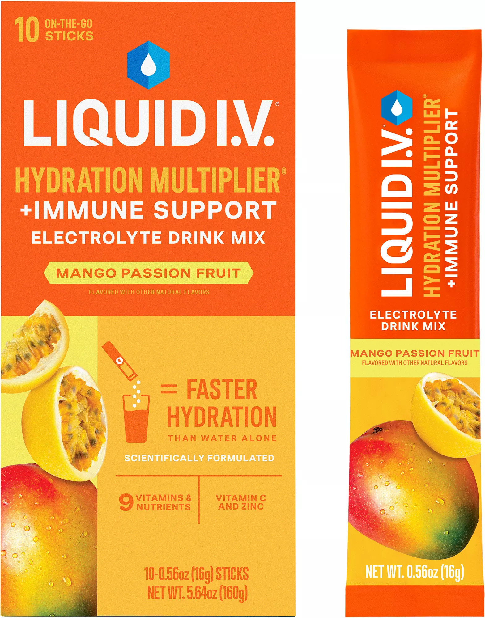 Liquid I.V. Hydration Multiplier + Immune Support – 10 Pack, Zinc | DICK'S Sporting Goods