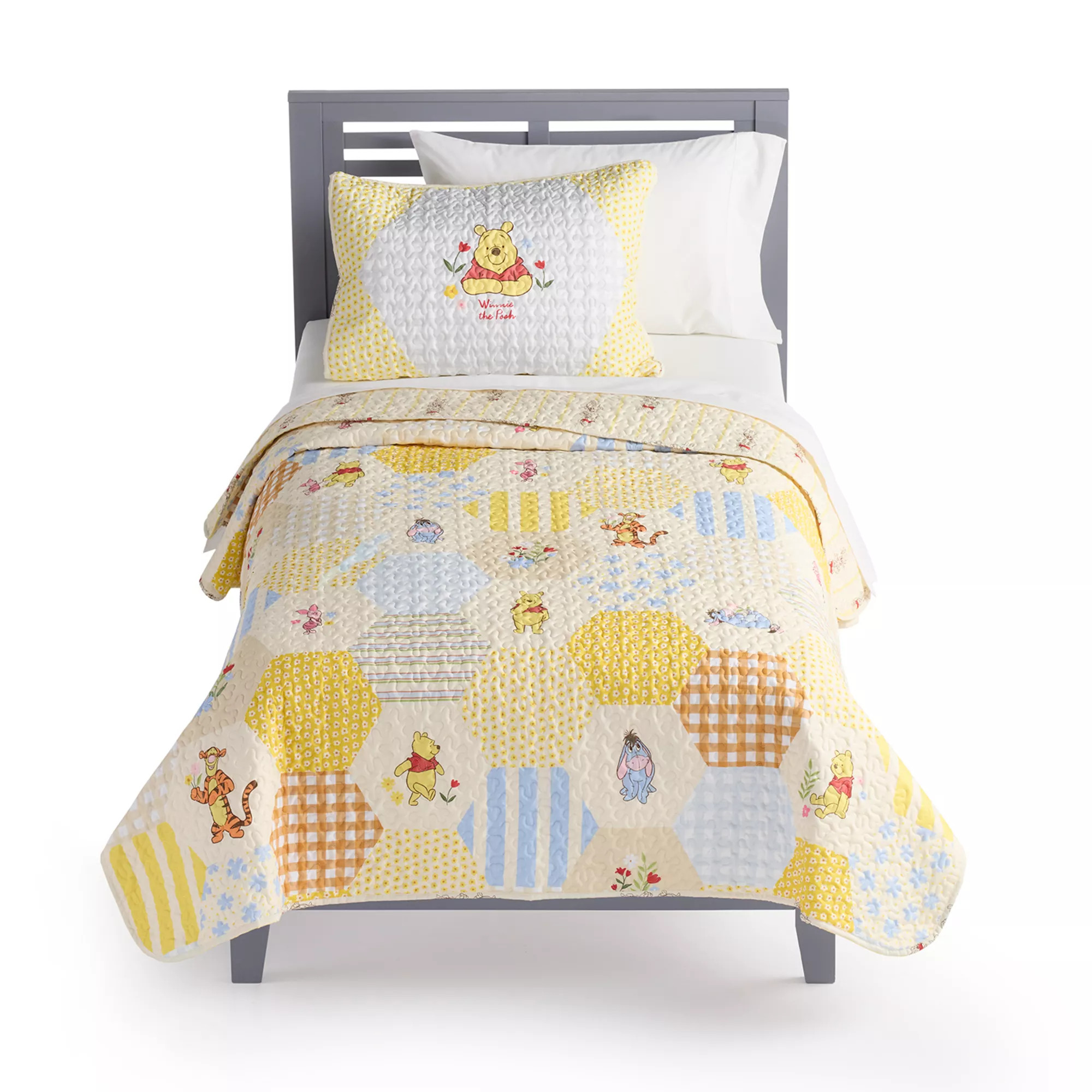 The Big One® Disney's Winnie The Pooh Patchwork Quilt Set | Kohl's