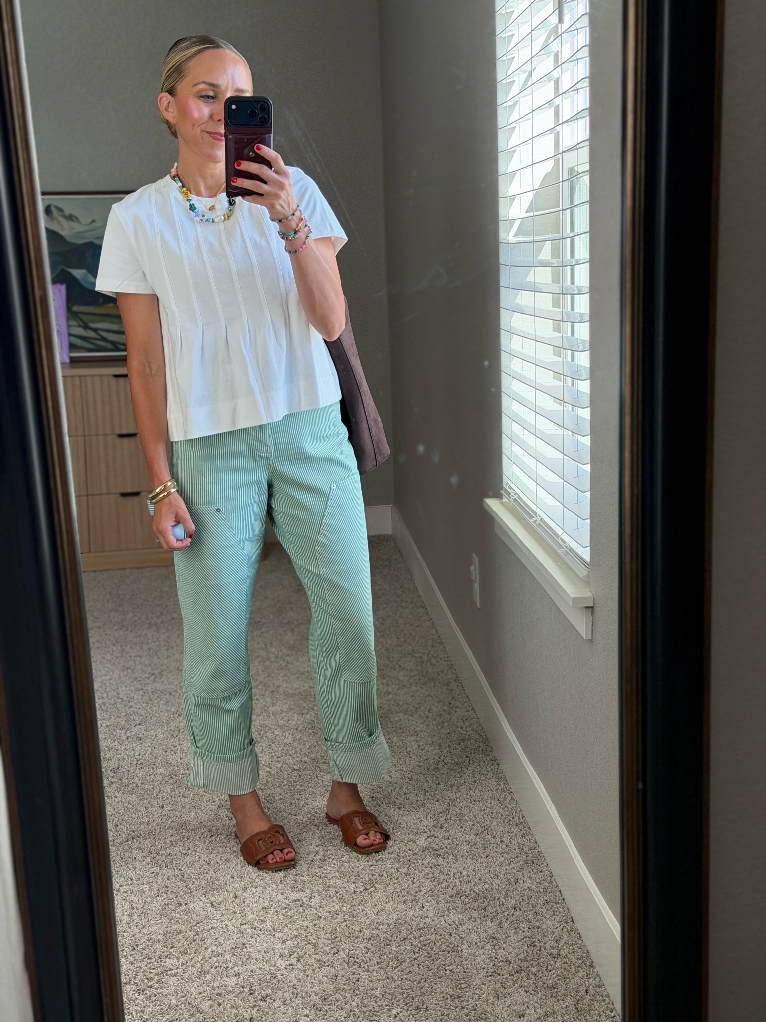 The pop of green is so much fun for summer! 

I am a size small top and 2 or 26 bottoms.

#LTKootd #LTKgrwm #LTKmomlife