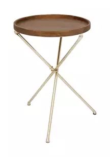 Traditional Mango Wood Accent Table | Belk