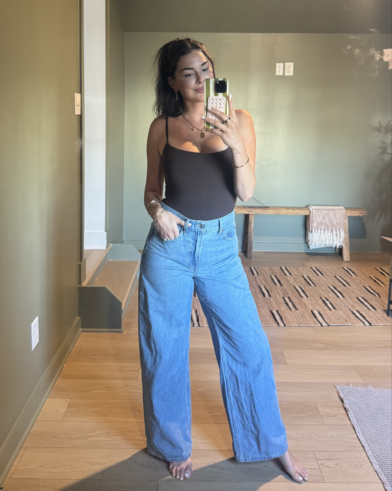 Abercrombie Sale is live 8/6! 30-50% off all jeans with a STACKABLE 15% off with code DENIMAF
20% off almost everything else :) a&f.

Wide leg high rise in color medium 