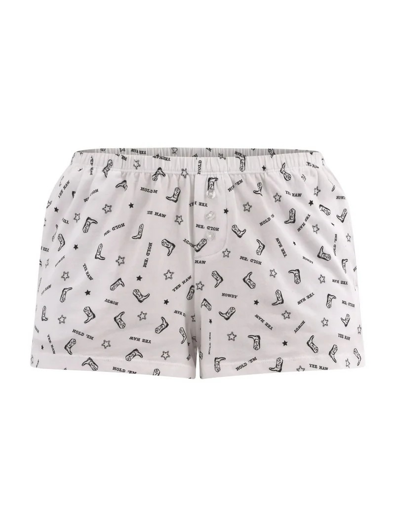 No Boundaries Jersey Sleep Shorts, 2.25'' Inseam, Women’s | Walmart (US)